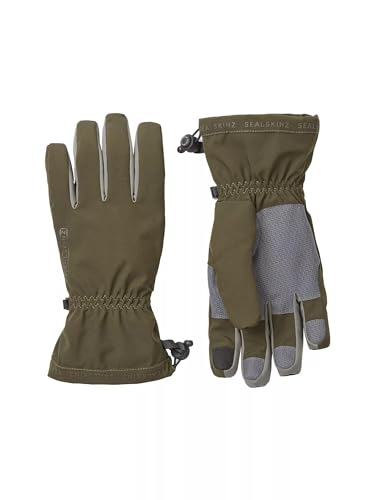 SEALSKINZ Drayton Kaltwetter-Handschuhe, wasserdicht, leicht, Stulpen, olivgrün, Größe M SEALSKINZ Drayton Kaltwetter-Handschuhe, wasserdicht, leicht, Stulpen, olivgrün, Größe M von SealSkinz