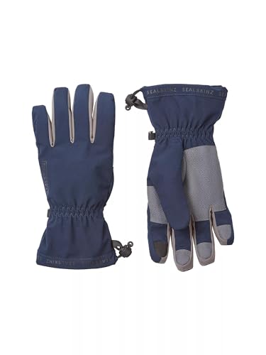 SEALSKINZ Drayton Kaltwetter-Handschuhe, wasserdicht, leicht, Stulpen, marineblau, Größe S von SealSkinz