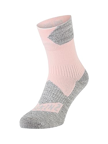 SEALSKINZ Bircham Allwetter-Socken, wasserdicht, rosa-graumeliert, Größe M SEALSKINZ Bircham Allwetter-Socken, wasserdicht, rosa-graumeliert, Größe M von SealSkinz
