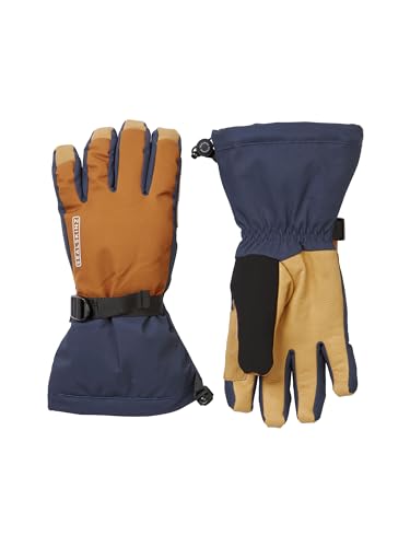 SEALSKINZ Fransham Thermo-Skihandschuhe mit Langen Stulpen, wasserdicht, orange, Größe XXL von SealSkinz