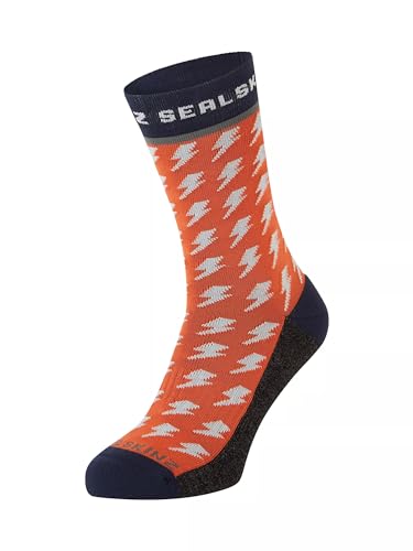 SEALSKINZ Halblange meteorologische Aktivsocke Rudham meteorologische Aktivsocken, mittellang, Orange, L SEALSKINZ Halblange meteorologische Aktivsocke Rudham meteorologische Aktivsocken, mittellang, Orange, L von SealSkinz