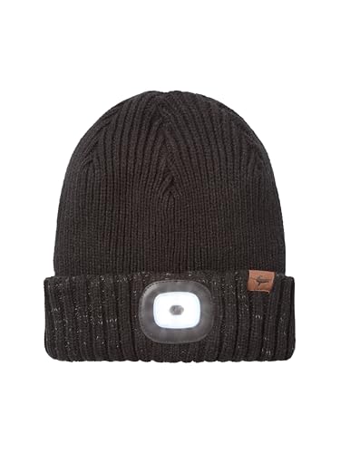 SEALSKINZ Heydon Kaltwetter-LED-Strickmütze, wasserdicht, mit Rollbündchen, schwarz, Größe XXL SEALSKINZ Heydon Kaltwetter-LED-Strickmütze, wasserdicht, mit Rollbündchen, schwarz, Größe XXL von SealSkinz