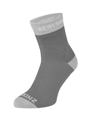 SEALSKINZ Knöchellange Wretham wasserdichte Unisex-Socken für warmes Wetter, knöchellang, grau, L SEALSKINZ Knöchellange Wretham wasserdichte Unisex-Socken für warmes Wetter, knöchellang, grau, L von SealSkinz