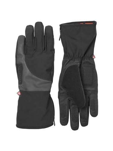 SEALSKINZ Marsham Fahrradhandschuh, wasserdicht, reflektierend, für kaltes Wetter, Schwarz, Größe L, Schwarz, L von SealSkinz