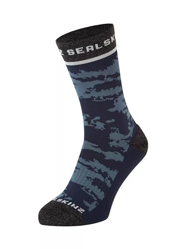SEALSKINZ Reepham Jacquard-Aktivsocken, mittellang, Marineblau, L SEALSKINZ Reepham Jacquard-Aktivsocken, mittellang, Marineblau, L von SealSkinz