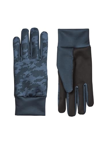 SEALSKINZ Ryston Nano-Fleece-Handschuhe mit Skinz-Druck, wasserabweisend, für Kaltwetter, marineblau, Größe S von SealSkinz