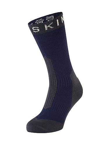 SEALSKINZ Stanfield Socken, wasserdicht, für extrem kalte Bedingungen, halbhoch, marineblau-grau, Größe S SEALSKINZ Stanfield Socken, wasserdicht, für extrem kalte Bedingungen, halbhoch, marineblau-grau, Größe S von SealSkinz