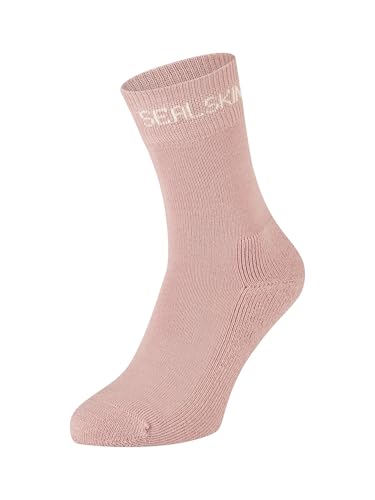 SEALSKINZ Suffield Solo Unisex-Socke aus Merinowolle, Rosé, L SEALSKINZ Suffield Solo Unisex-Socke aus Merinowolle, Rosé, L von SealSkinz