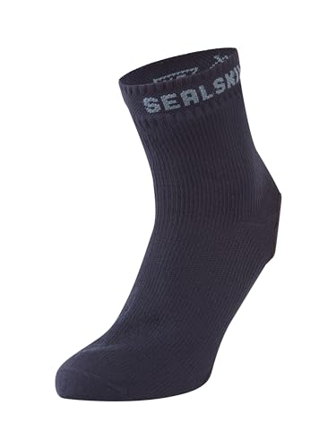 SEALSKINZ Thetford Fahrrad-Übersocke, unisex, wasserdicht, Allwetter, marineblau, Größe L/XL von SealSkinz