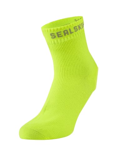 SEALSKINZ Thetford Fahrrad-Übersocke, unisex, wasserdicht, Allwetter, neongelb, Größe L/XL SEALSKINZ Thetford Fahrrad-Übersocke, unisex, wasserdicht, Allwetter, neongelb, Größe L/XL von SealSkinz