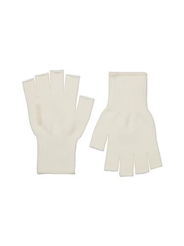 SealSkinz Thornham Unisex Solo Nicht Wasserdichter Halbfingerhandschuh aus Merinowolle | Outdoor Handschuhe | Einheitsgröße | Cremefarben von SealSkinz