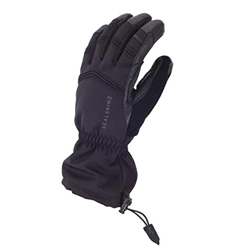 SealSkinz Unisex Extremely Cold Weather Waterproof Gauntlet Glove, Schwarz, L EU von SealSkinz