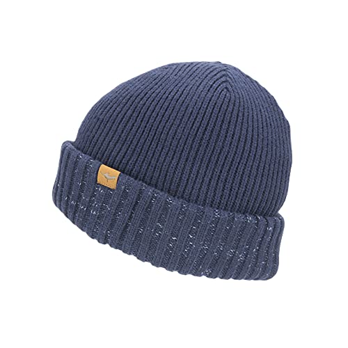 SealSkinz Unisex wasserdichte Rollmützenmütze für Kaltes Wetter – Blau, L/XL, Navy SealSkinz Unisex wasserdichte Rollmützenmütze für Kaltes Wetter – Blau, L/XL, Navy von SealSkinz