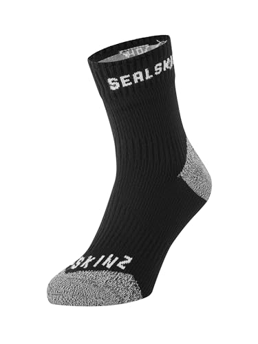SEALSKINZ Wasserdichte Allwetter-Knöchellänge für jedes Wetter mit wasserdichten Allwetter-Socken von Dunton, Knöchellang, mit Hydrostop, Schwarz, L SEALSKINZ Wasserdichte Allwetter-Knöchellänge für jedes Wetter mit wasserdichten Allwetter-Socken von Dunton, Knöchellang, mit Hydrostop, Schwarz, L von SealSkinz