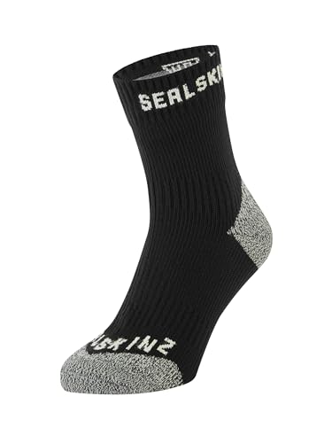 SEALSKINZ Wasserdichte Allwetter-Knöchellänge für jedes Wetter mit wasserdichten Allwetter-Socken von Dunton, Knöchellang, mit Hydrostop, Neongelb, M SEALSKINZ Wasserdichte Allwetter-Knöchellänge für jedes Wetter mit wasserdichten Allwetter-Socken von Dunton, Knöchellang, mit Hydrostop, Neongelb, M von SealSkinz