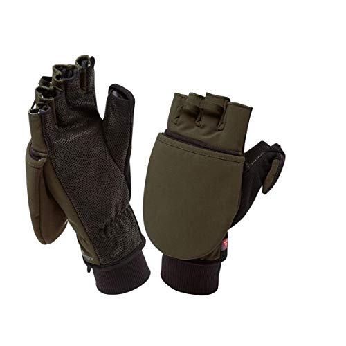 SealSkinz Herren Fäustling Outdoor Sport Mitten, Olive, L, 121142830030 von SealSkinz