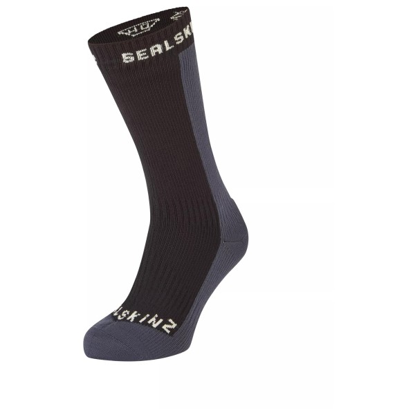 Sealskinz - Starston - Radsocken Gr L schwarz/grau von SealSkinz