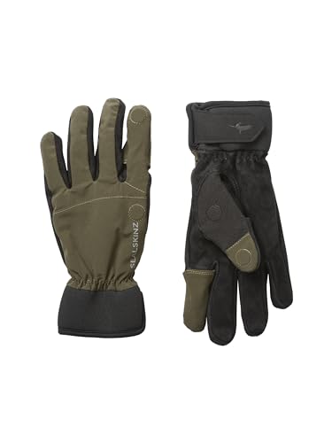 SEALSKINZ Stanford Allwetter-Unterzieh-Sporthandschuhe, wasserdicht, olivgrün-schwarz, Größe L SEALSKINZ Stanford Allwetter-Unterzieh-Sporthandschuhe, wasserdicht, olivgrün-schwarz, Größe L von SealSkinz