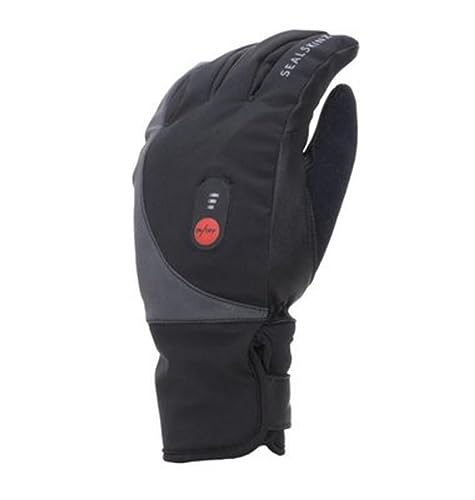 Upwell Waterproof Heated Cycle Glove Black Unisex Glove von SealSkinz