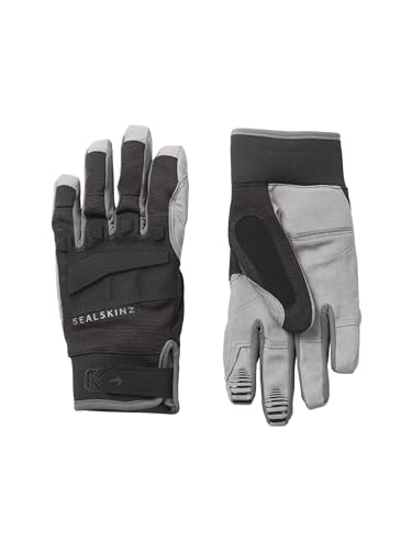 SealSkinz Unisex Handschuhe All Weather MTB Handschuhe, schwarz/grau, L, 2019120403 von SealSkinz