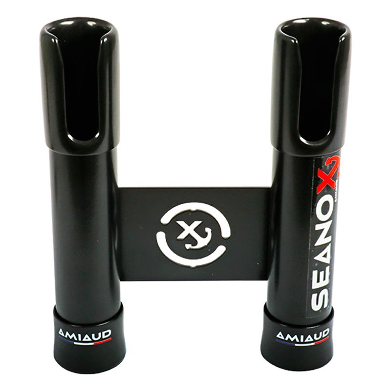 Seanox 2 Rods Black Rubber Rod Holder Schwarz von Seanox