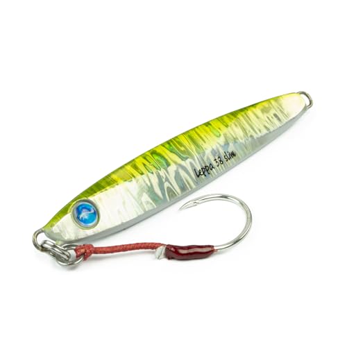 Leppa 38 Slim – Jig – Colore Green – 38 g Leppa 38 Slim – Jig – Colore Green – 38 g von Seaspin