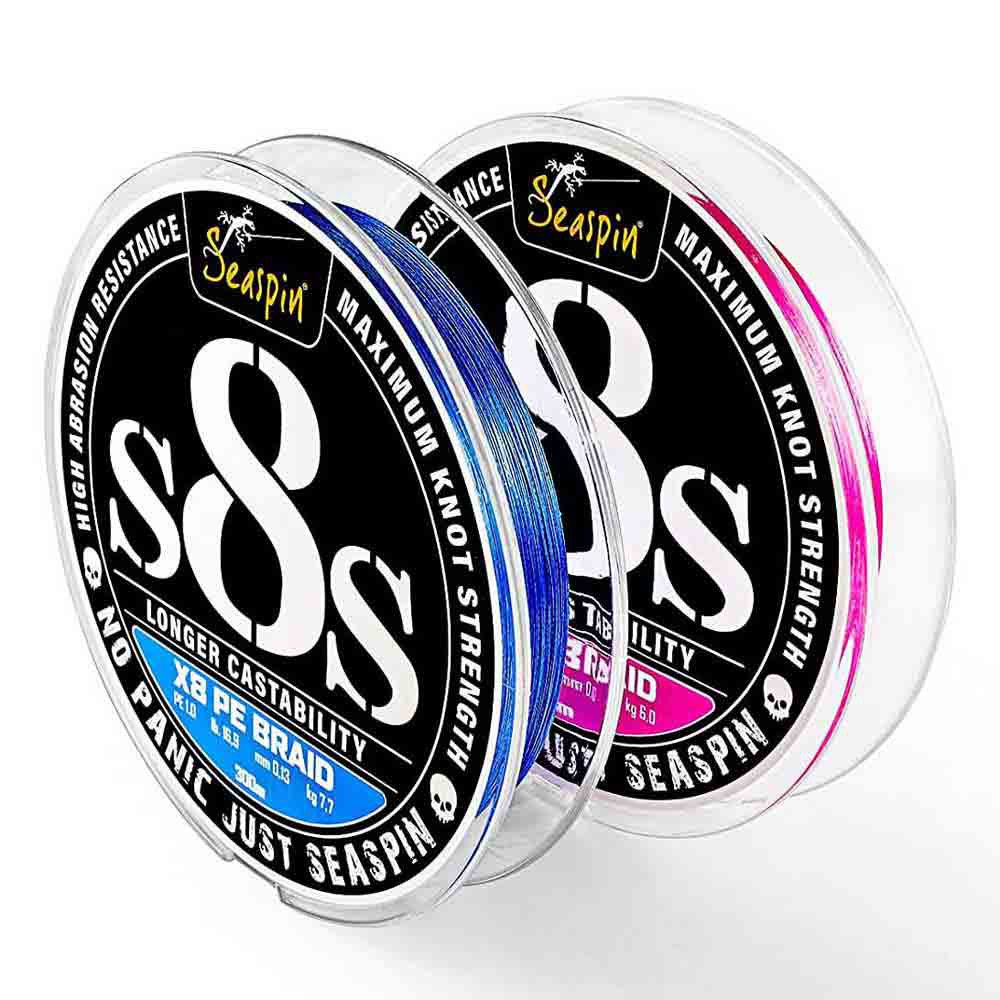 Seaspin S8s X8 Braided Line 300 M Blau 0.170 mm Seaspin S8s X8 Braided Line 300 M Blau 0.170 mm von Seaspin