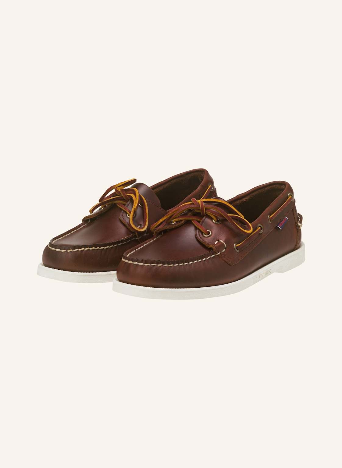 Sebago Schnürer Portland Waxed braun von Sebago