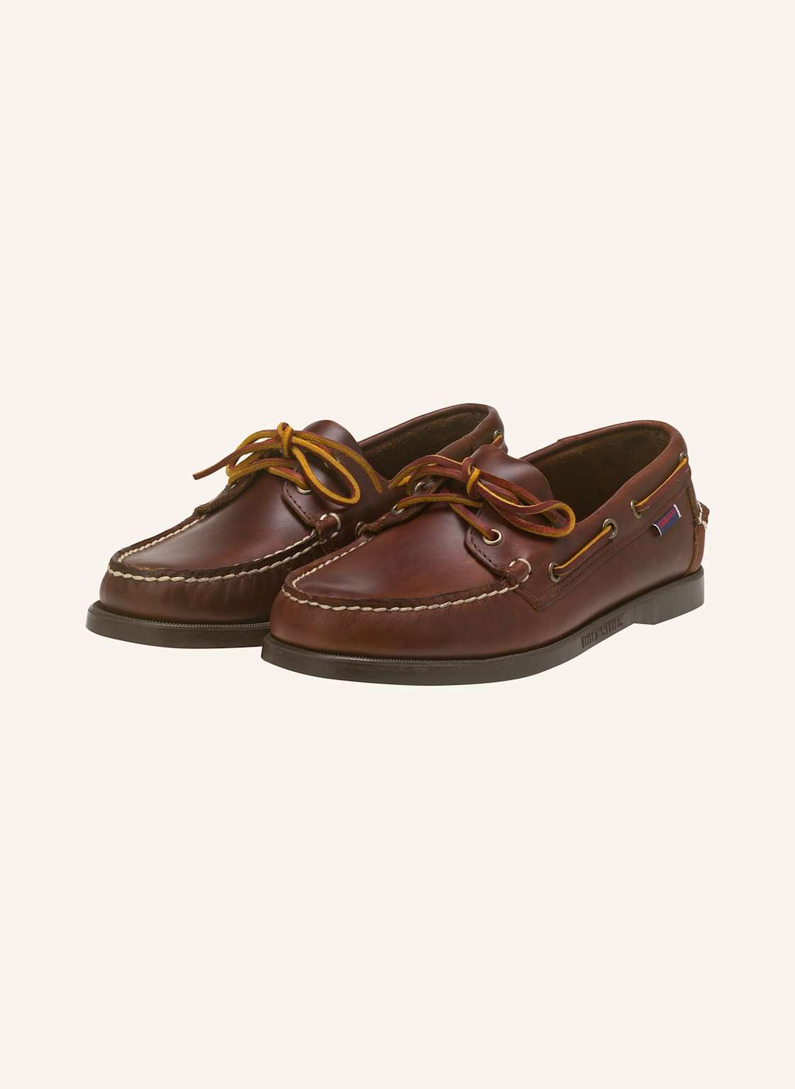 Sebago Schnürer Portland Waxed braun von Sebago