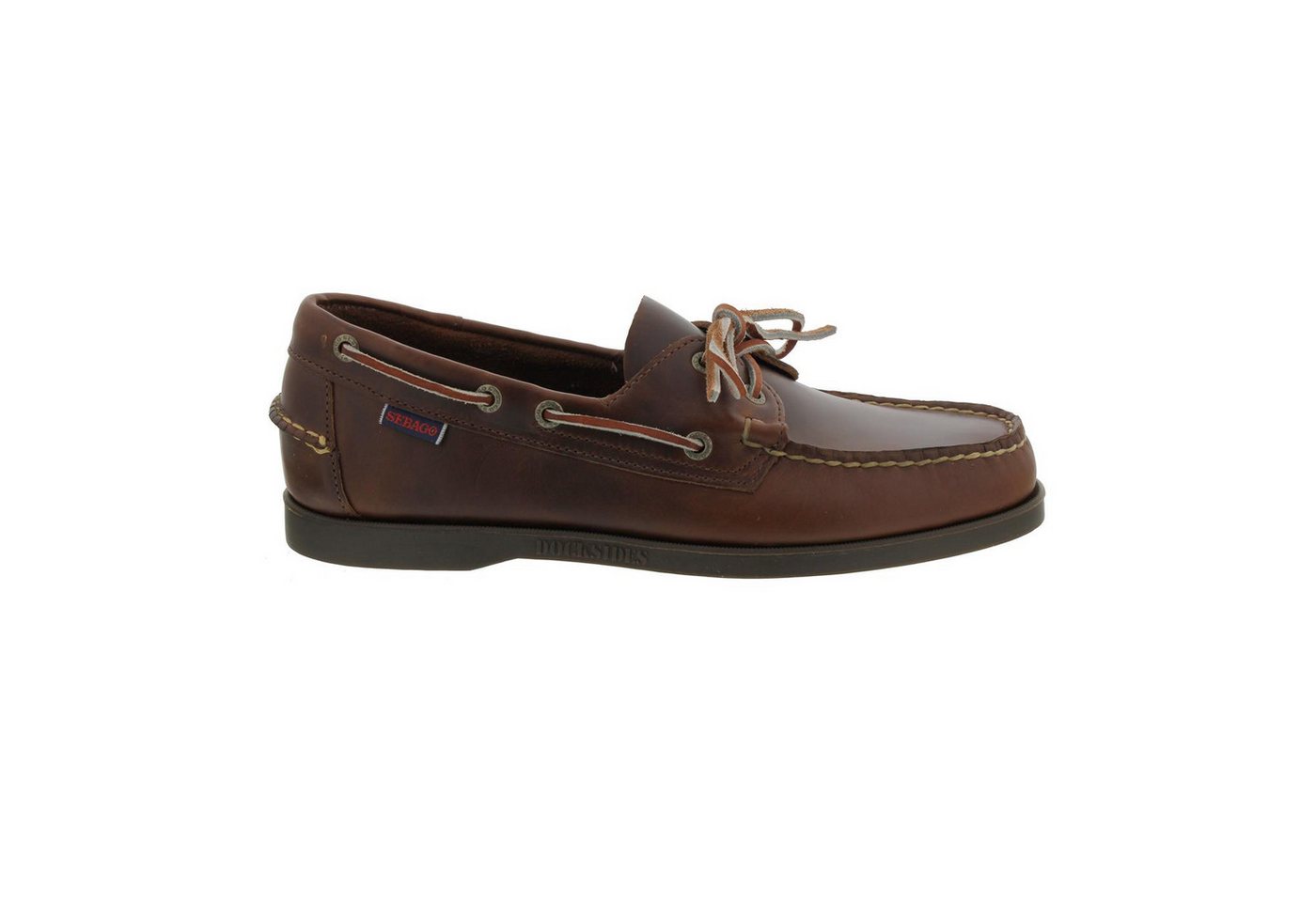 Sebago Sebago Docksides, Full-Grain Leather, Brown Oiled Waxy, Men 70000G0-92 Bootsschuh Sebago Sebago Docksides, Full-Grain Leather, Brown Oiled Waxy, Men 70000G0-92 Bootsschuh von Sebago
