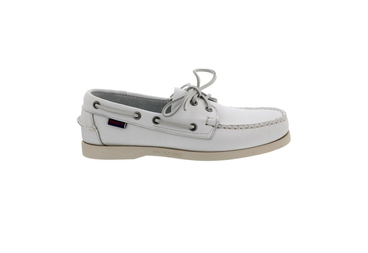Sebago Sebago Docksides, Full-Grain Leather, white, Men 7000H00-911 Bootsschuh Sebago Sebago Docksides, Full-Grain Leather, white, Men 7000H00-911 Bootsschuh von Sebago