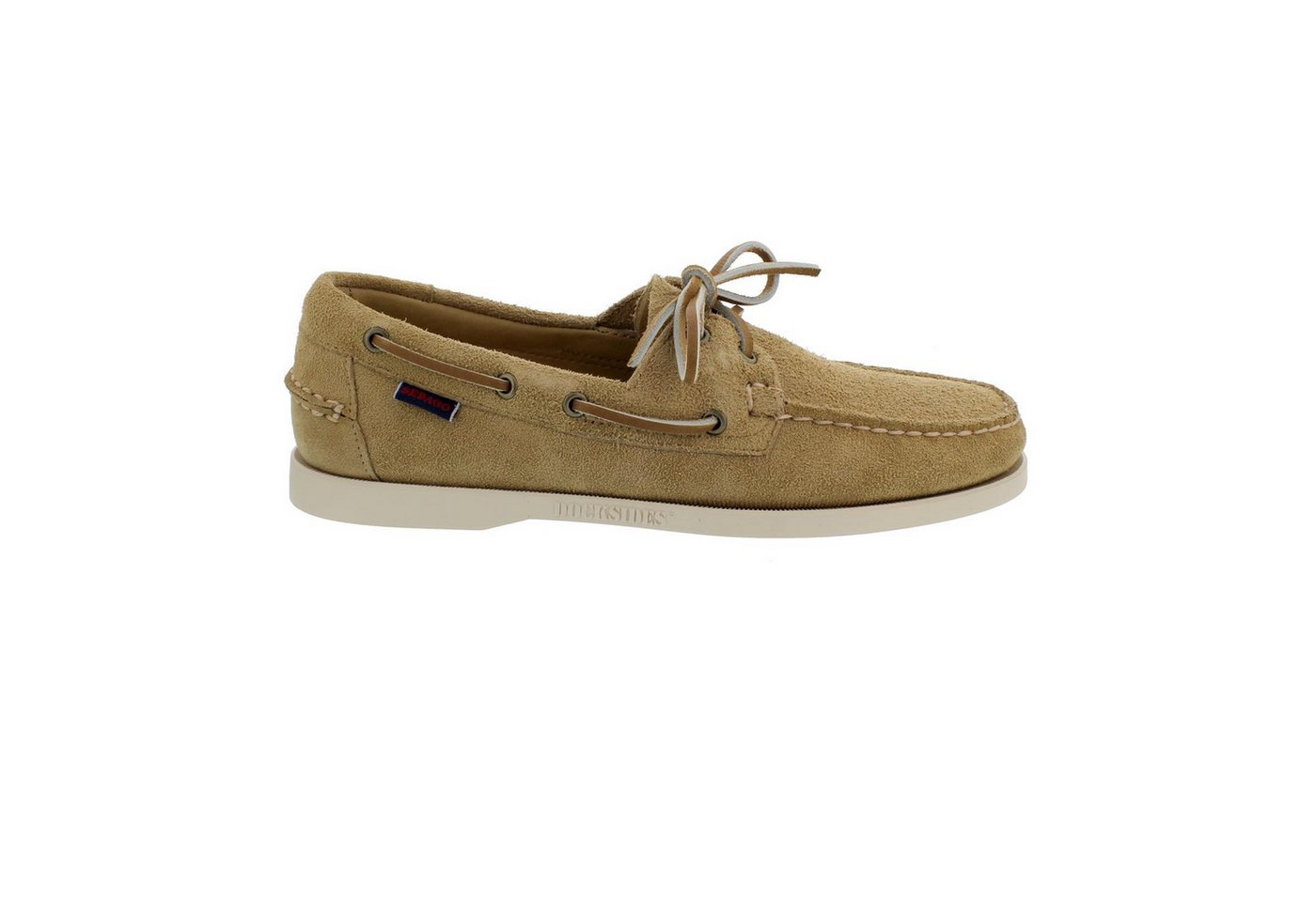 Sebago Sebago Docksides, Velour Leather Flesh out, beige camel, Men 7111PTW-9 Bootsschuh Sebago Sebago Docksides, Velour Leather Flesh out, beige camel, Men 7111PTW-9 Bootsschuh von Sebago
