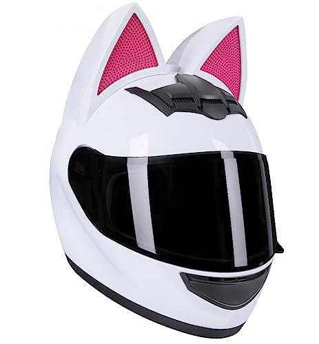 Full Face Motorradhelme mit Katze Ohren Adult Flip up Visiere Motocross Helm Vollvisierhelm Motorrad-Crash Helmet Leichtbau DOT/ECE Certified 6,S Full Face Motorradhelme mit Katze Ohren Adult Flip up Visiere Motocross Helm Vollvisierhelm Motorrad-Crash Helmet Leichtbau DOT/ECE Certified 6,S von Sebasty