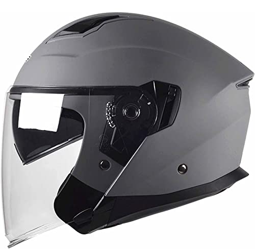 Retro-Halbhelm Jethelme Für Roller Moped Männer Und Frauen Street Cruiser DOT/ECE-Zertifizierter Helm, Motorrad-Sturzhelme Mit Offenem Gesicht, Vintage-Motorradhelm 21,XXXL Retro-Halbhelm Jethelme Für Roller Moped Männer Und Frauen Street Cruiser DOT/ECE-Zertifizierter Helm, Motorrad-Sturzhelme Mit Offenem Gesicht, Vintage-Motorradhelm 21,XXXL von Sebasty