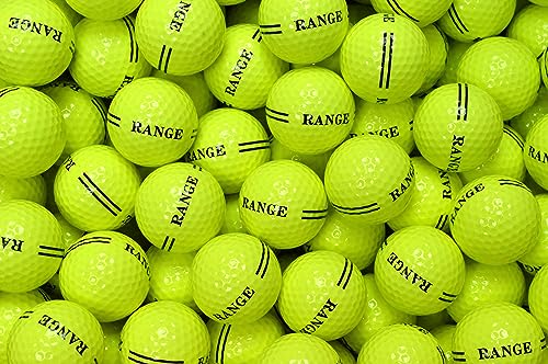Second Chance 2 Piece Yellow, Unisex-Erwachsene Range-Golfball, Gelb, 300 - von Second Chance