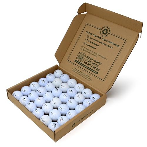 Second Chance Golf Lakeballs, 36 Gemischt Distance Golf Balls, Recycelte Grade A Weiße, Gebrauchte Golfbälle für Alle Golfer, Weiß Second Chance Golf Lakeballs, 36 Gemischt Distance Golf Balls, Recycelte Grade A Weiße, Gebrauchte Golfbälle für Alle Golfer, Weiß von Second Chance