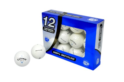 Second Chance Golfbälle 12 Callaway HX Pearl Lake A-Qualität, weiß, PRE-12-CAL-HXP von Second Chance
