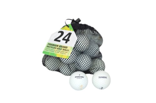 Second Chance Golfbälle 24 Bridgestone Lake B-Qualität, weiß, PRA-24-MESH-BRI-330-B von Second Chance