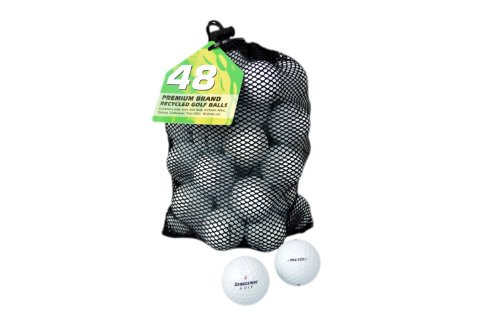 Second Chance Golfbälle 48 Bridgestone Lake A-Qualität, weiß, PRE-48-MESH-BRI-330 von Second Chance