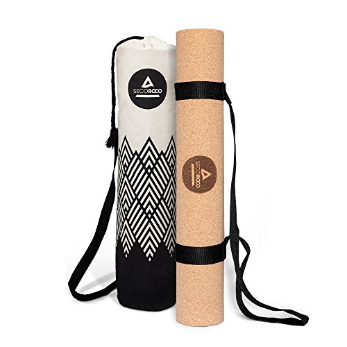 Yogamatte Kork - getestet mit SEHR GUT - 4 mm Stärke - vegan & nachhaltig - Yoga Matte aus Kautschuk und Kork inklusive Yogatasch Yogamatte Kork - getestet mit SEHR GUT - 4 mm Stärke - vegan & nachhaltig - Yoga Matte aus Kautschuk und Kork inklusive Yogatasch von Secoroco