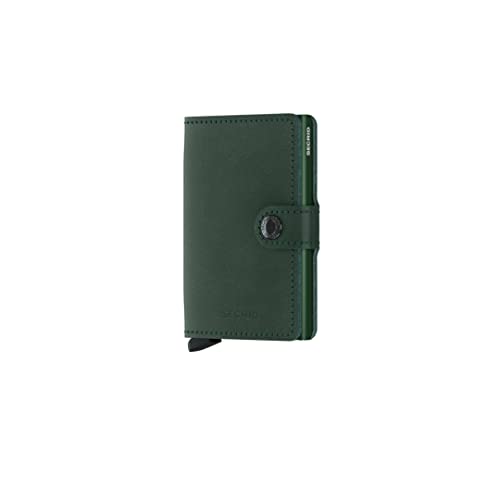 Secrid Miniwallet Original Green aus Leder, in der Farbe Grün, für 4 Karten mit oder 6 Karten ohne Prägung, Maße: 10,2 x 6,5 x 2,1 cm, M-Green Secrid Miniwallet Original Green aus Leder, in der Farbe Grün, für 4 Karten mit oder 6 Karten ohne Prägung, Maße: 10,2 x 6,5 x 2,1 cm, M-Green von Secrid
