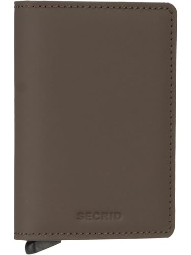 Secrid Slimwallet Matte Truffle aus Leder, Farbe: Braun, für: 4 bis 6 Karten, 6 zusätzliche Karten, Maße: 68 x 102 x 16 mm, SM-Truffle Secrid Slimwallet Matte Truffle aus Leder, Farbe: Braun, für: 4 bis 6 Karten, 6 zusätzliche Karten, Maße: 68 x 102 x 16 mm, SM-Truffle von Secrid