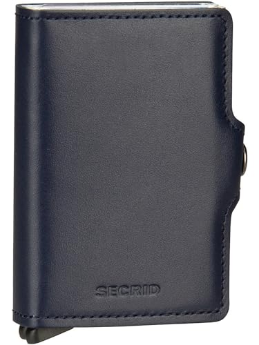 Secrid Geldbörse Twinwallet Original: Rindsleder, Blau, Unisex, RFID-geschützt, Zweifach gefaltet, 4 Kartenfächer, 1 Scheinfach Secrid Geldbörse Twinwallet Original: Rindsleder, Blau, Unisex, RFID-geschützt, Zweifach gefaltet, 4 Kartenfächer, 1 Scheinfach von Secrid