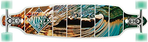 Sector 9 Longboard Fractal Complete, White, One size, SS154 Sector 9 Longboard Fractal Complete, White, One size, SS154 von Sector 9