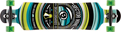 Sector 9 Longboard Meridian Complete, Green, 9.75 x 40.0 Zoll, CS153Cgreen von Sector 9