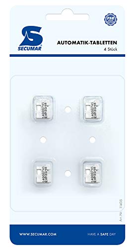 Secumar Auslösetablette Blister 4er Pack, Variante:Auslösetabletten für SECUMATIC 4001S Secumar Auslösetablette Blister 4er Pack, Variante:Auslösetabletten für SECUMATIC 4001S von Secumar