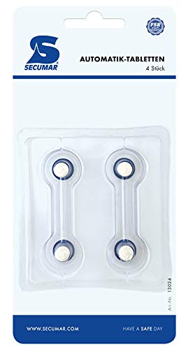 Secumar Auslösetablette Blister 4er Pack, Variante:Auslösetabletten für SECUMATIC 3001S Secumar Auslösetablette Blister 4er Pack, Variante:Auslösetabletten für SECUMATIC 3001S von Secumar