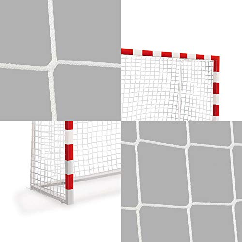 Handballtornetz und Futsal tornetz. 3x2m. 1 Stück, Polypropylenn knotenlos hochfest. Behandlung gegen UV-Strahlen von Sedion