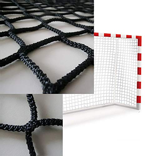 1 Paar Handball- und Futsal-Netze, Blau, Grün, Rot oder Schwarz, 3 x 2 m, aus Polypropylen, 3 mm, professionelle Qualität (schwarz) 1 Paar Handball- und Futsal-Netze, Blau, Grün, Rot oder Schwarz, 3 x 2 m, aus Polypropylen, 3 mm, professionelle Qualität (schwarz) von SEDION