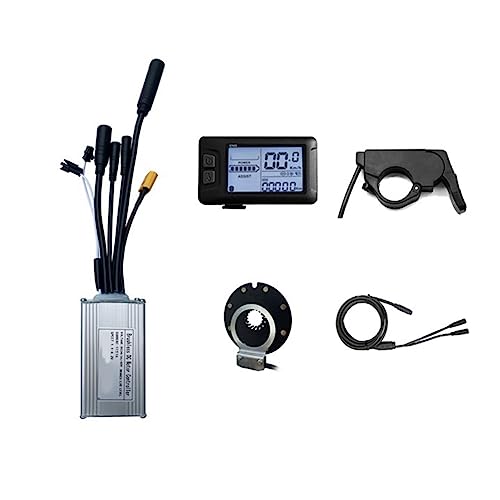 Sefdrert Controller-System 17A Elektrofahrrad Controller wie abgebildet 17A Controller für 24V/36V/48V 250W/350W Motor EN05 mit Universal-Controller Kleines Kit von Sefdrert